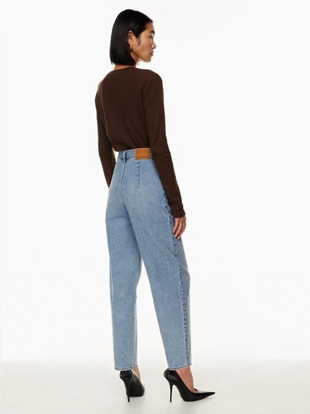 Denim Forum Light Washed Relaxed Jeans